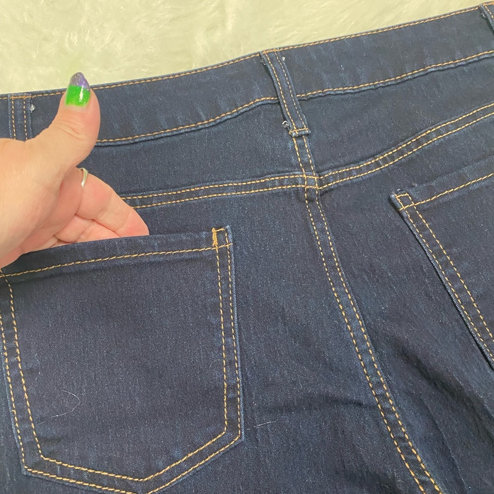 Offer   NWOT NOBO high rise button up dark wash skinny jeans size 13 spring - Picture 9 of 10